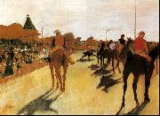 Edgar Degas Horses Before the Stands oil painting picture wholesale
